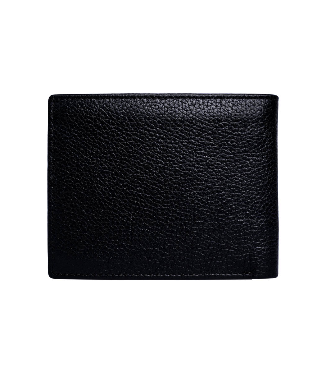 black wallet soft leather