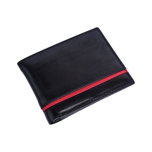 stylish wallet-balck-red