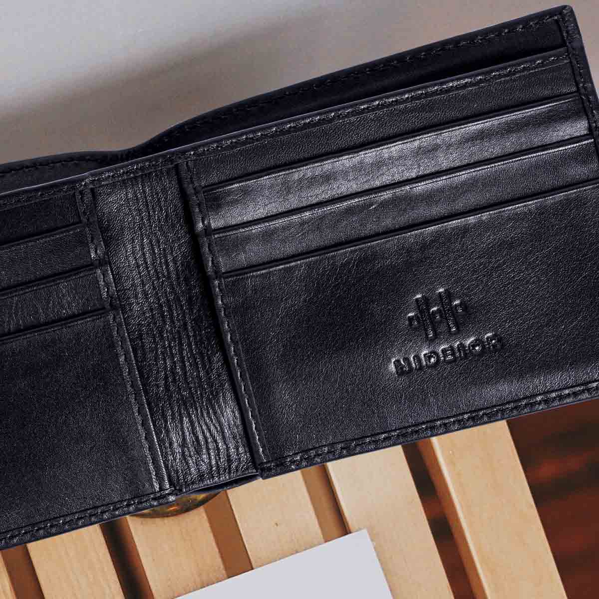 stylish wallet for men with red strip